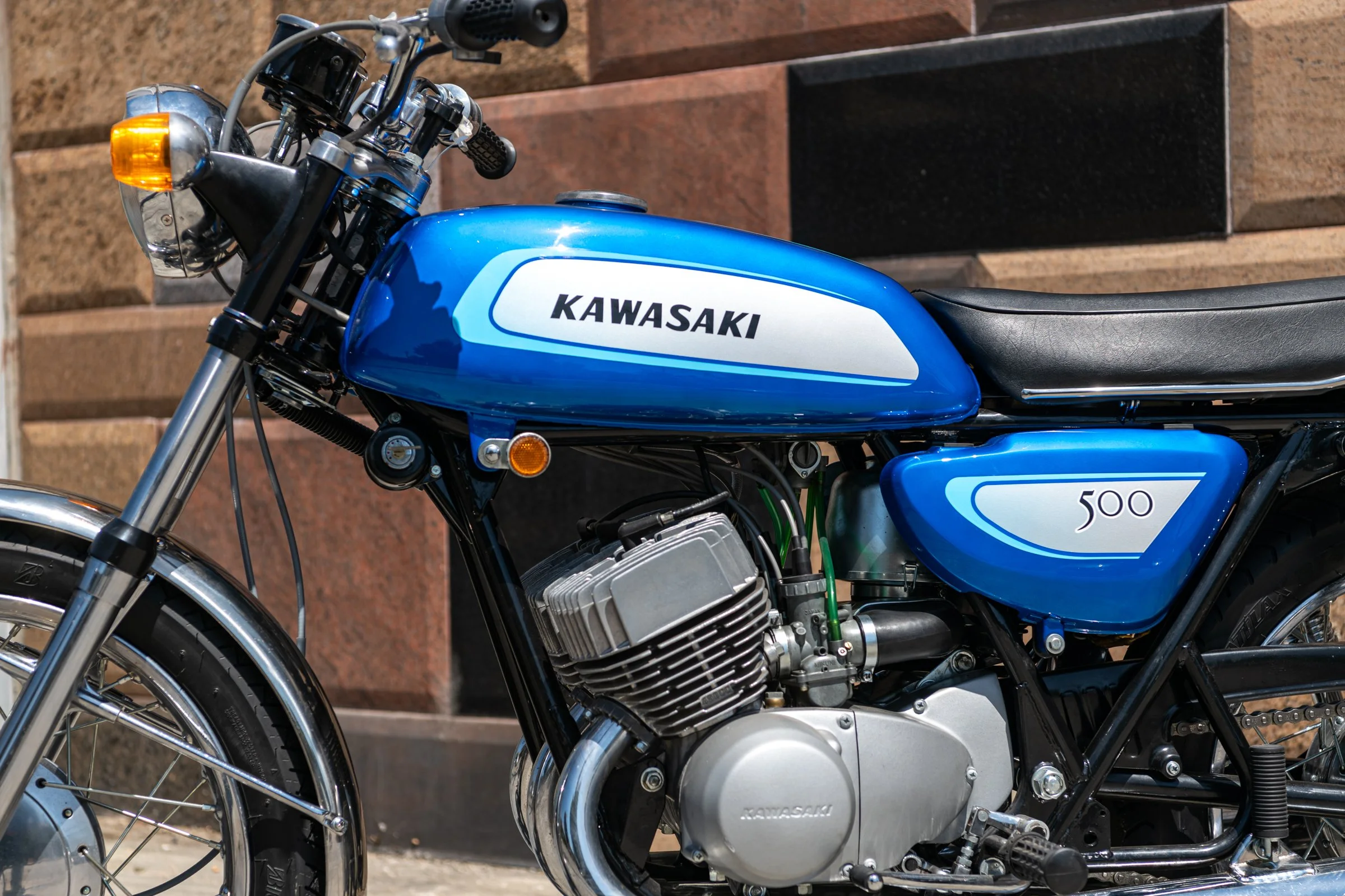 1971 Kawasaki 500 Mach III H1A D284 — Bello Moto SF